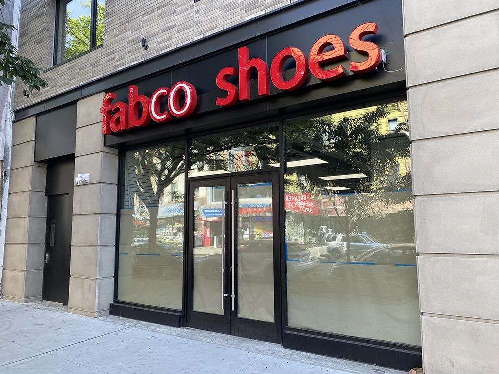 Fabco Shoes on Graham Avenue in Brooklyn is moving across the street