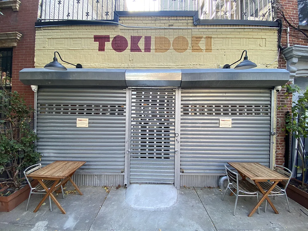 Toki Doki Brooklyn is a cafe behind Shalom Japan